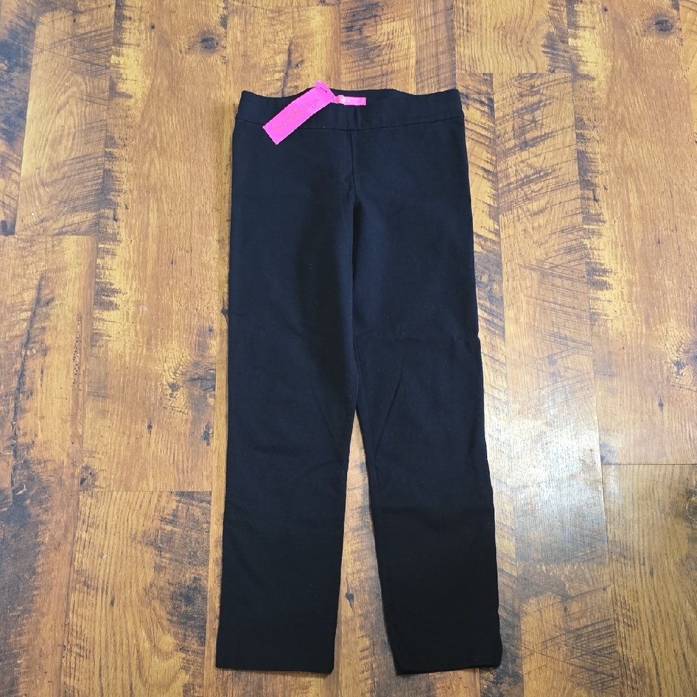 Womens Size 6 Lilly Pulitzer Black Stretch Pants